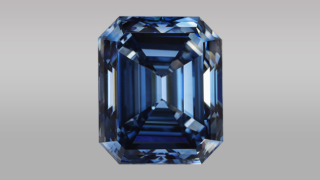Blue HPHT Synthetic Diamond Over 10 Carats