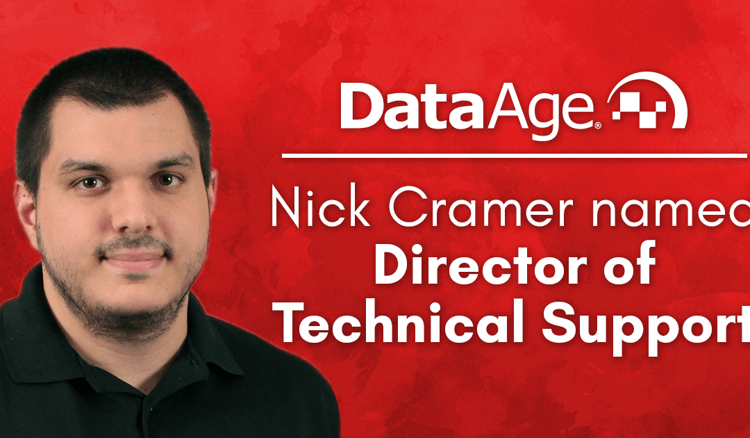 Nick Cramer Named Director of Technical Support for Data Age Business Systems